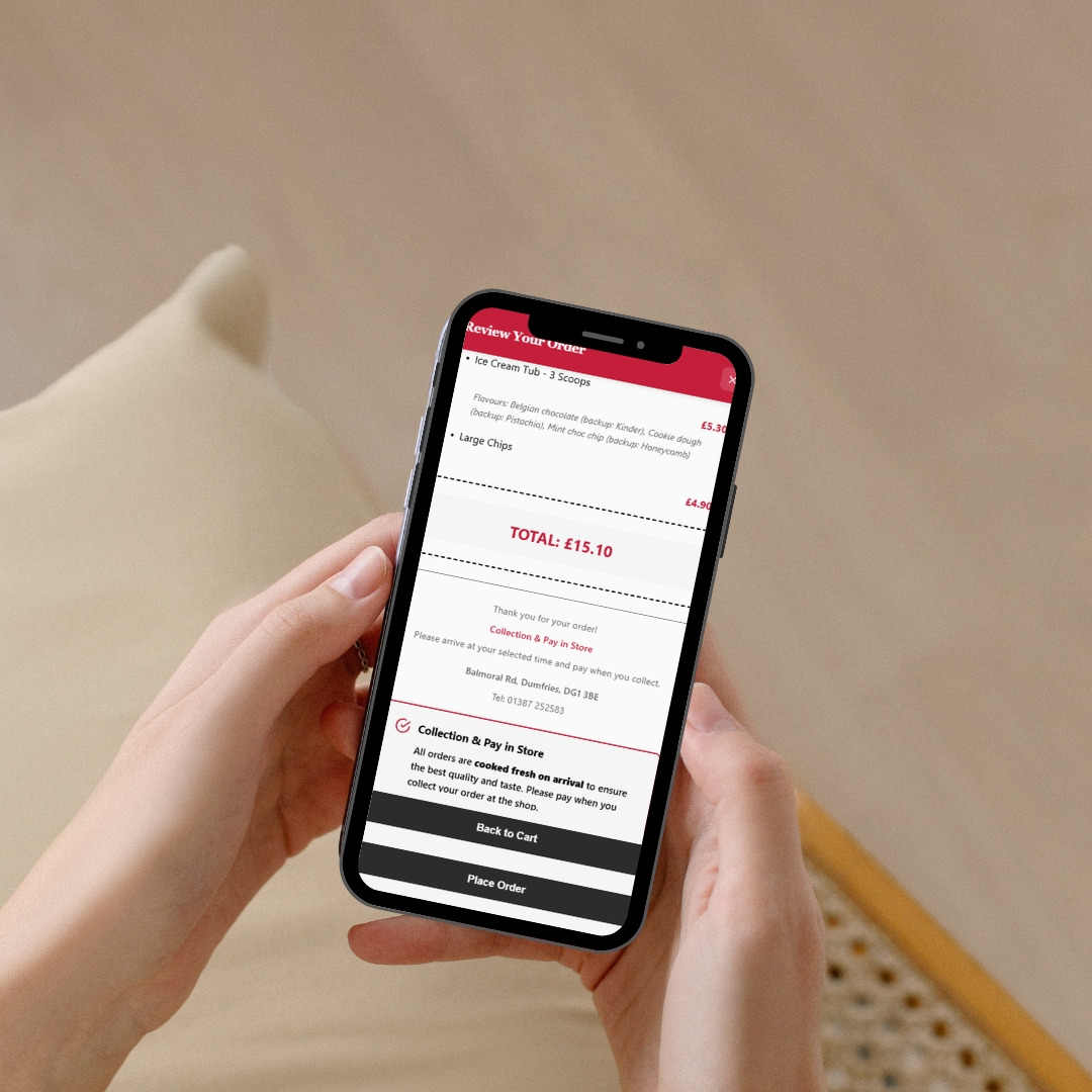 Balmoral Chippy – Review Your Order